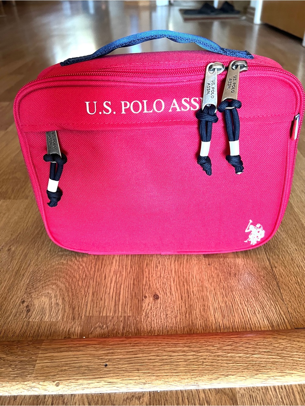 U.S. Polo Assn. Pink Water Resistant Lunch Tote Cooler Insulated Bag